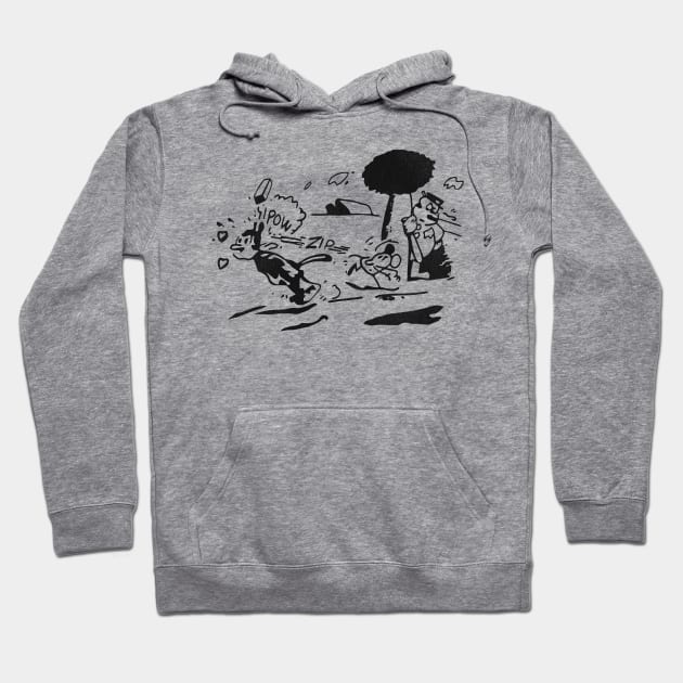 Pulp Fiction Jules Krazy Kat Hoodie by darklordpug